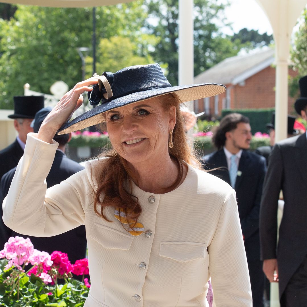 Sarah Ferguson is all smiles at the races after ruling out remarrying Prince Andrew
