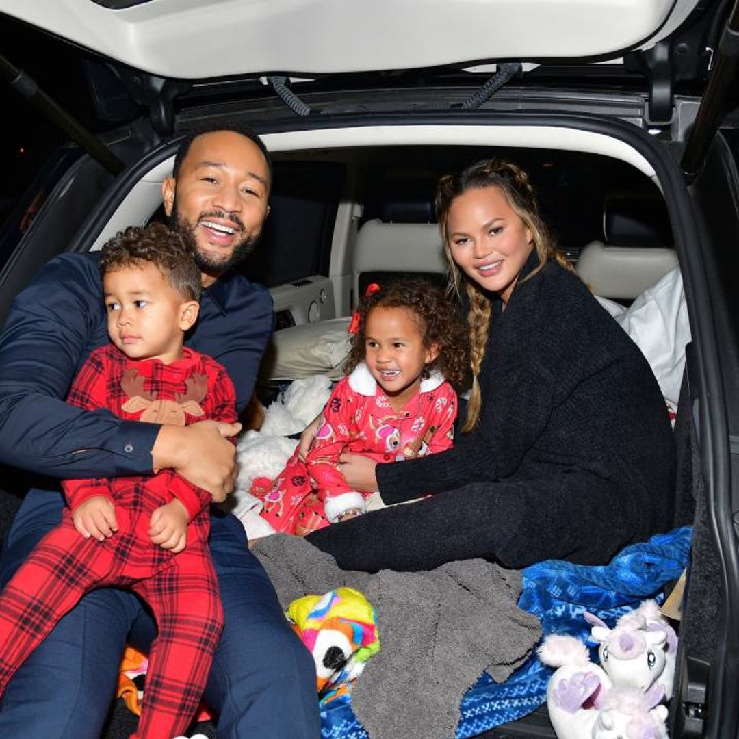 Chrissy Teigen's fans are obsessed with son Miles' outfit in rare family photo