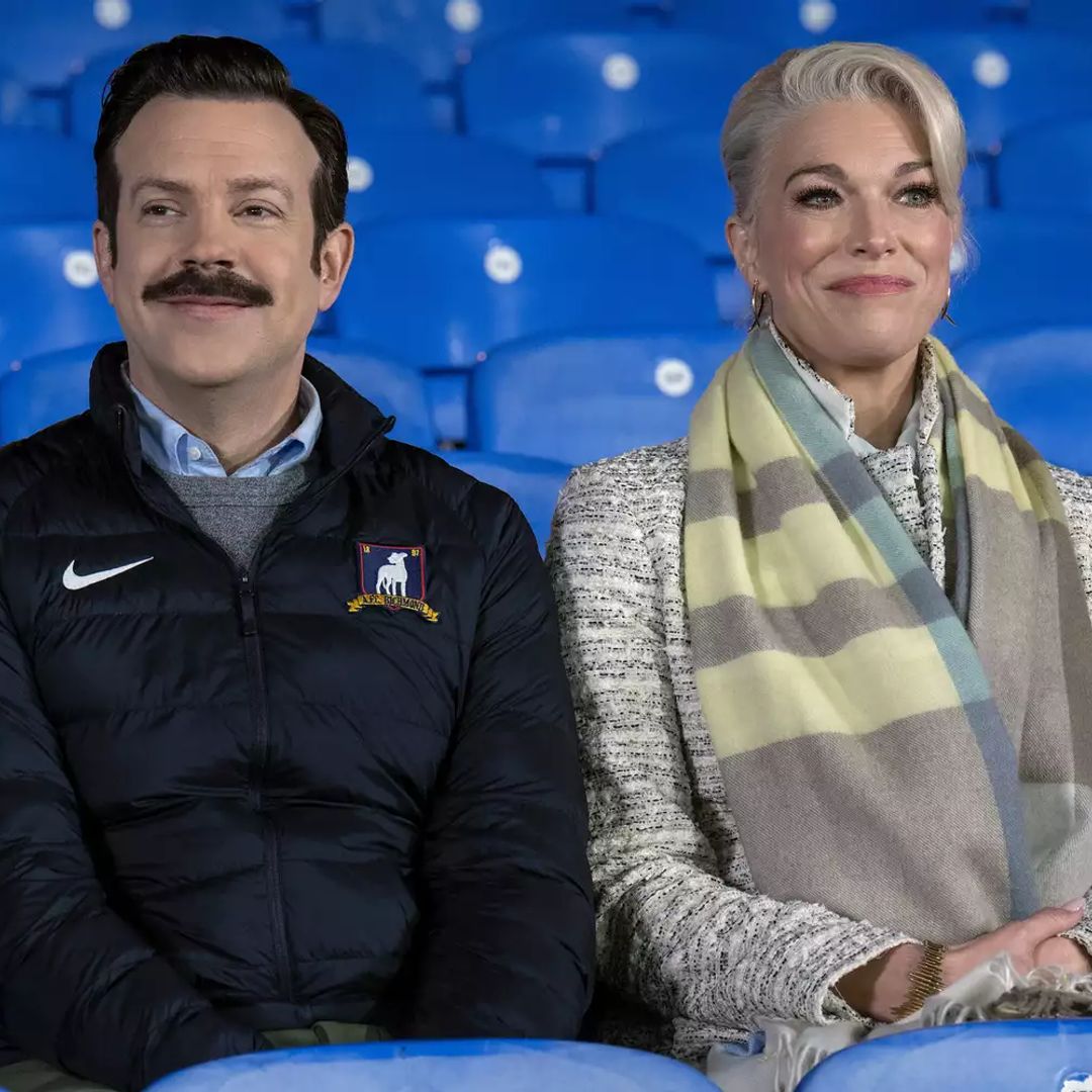 Jason Sudeikis reunites with Hannah Waddingham for emotional moment - see the video