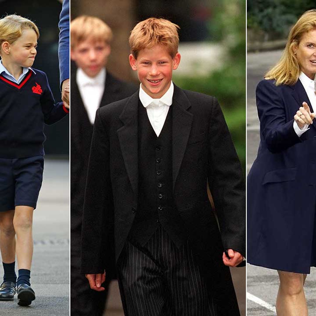 Optimistisk Forud type Regulering Royal kids in adorable school uniforms: Prince George, Prince Harry,  Princess Beatrice and more | HELLO!