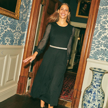 This is the Boden dress we'll be wearing on repeat this winter