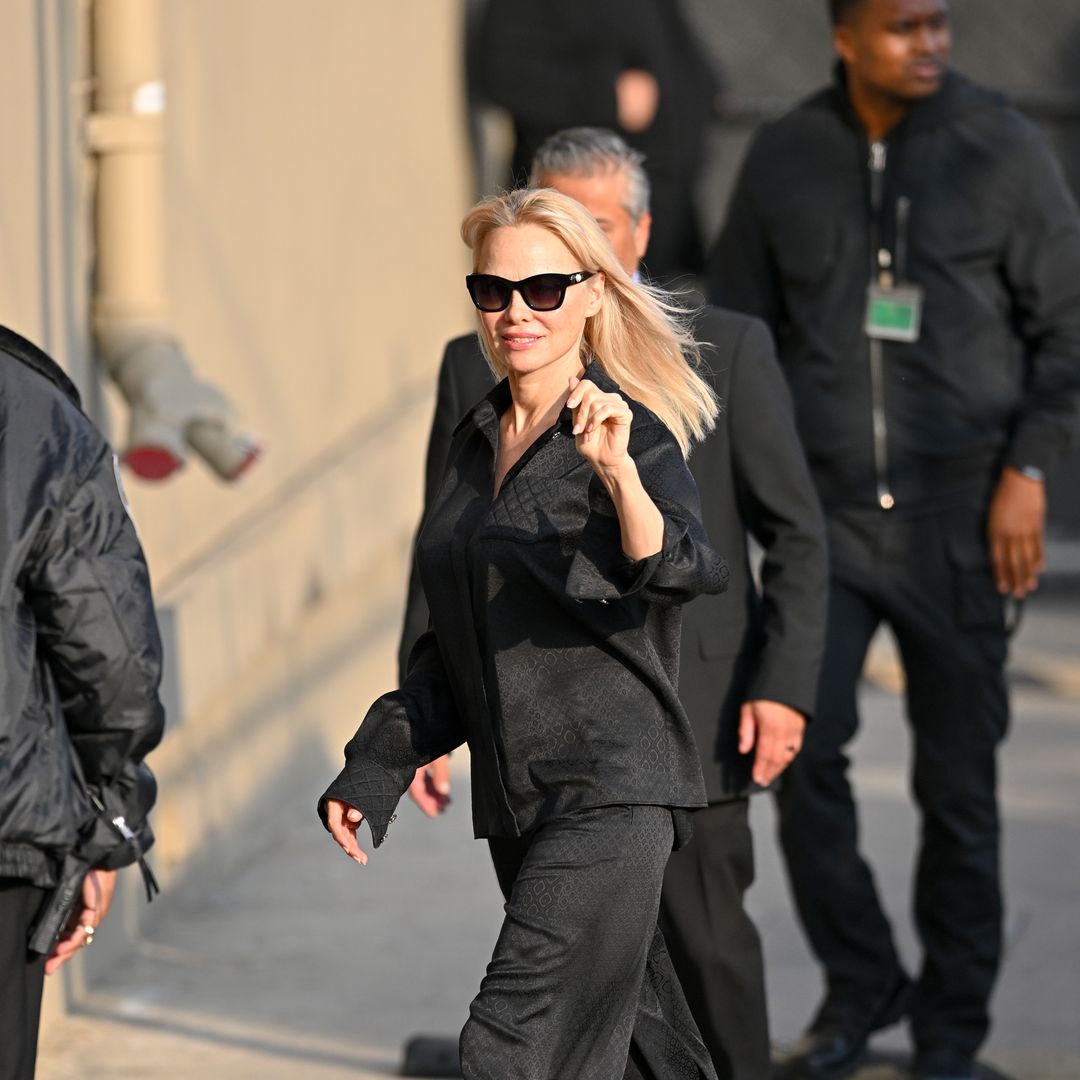 Pamela Anderson just perfected pyjama dressing - and it’s surprisingly chic