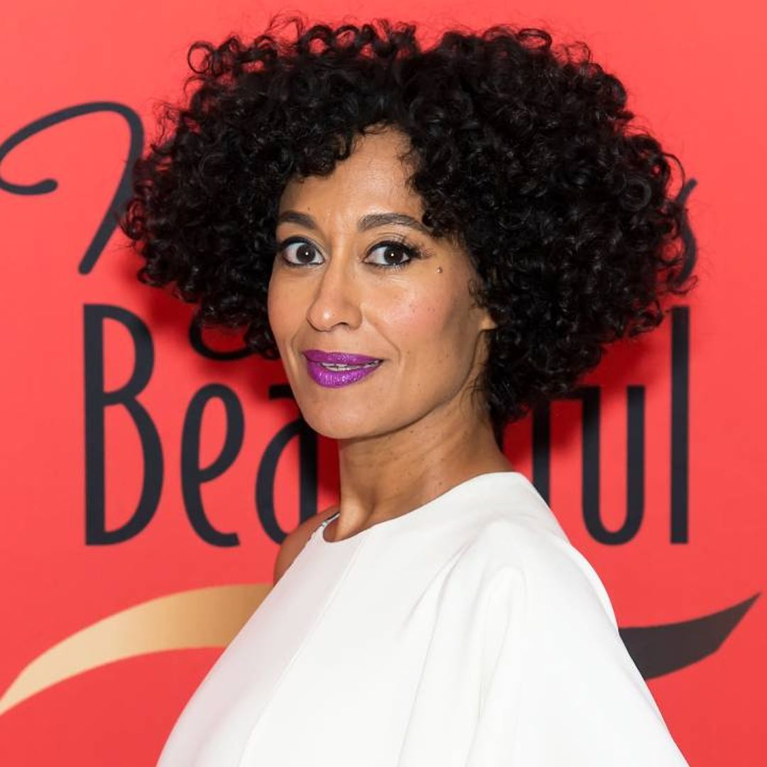 Tracee Ellis Ross’ dreamy satin tracksuit was designed by her costar