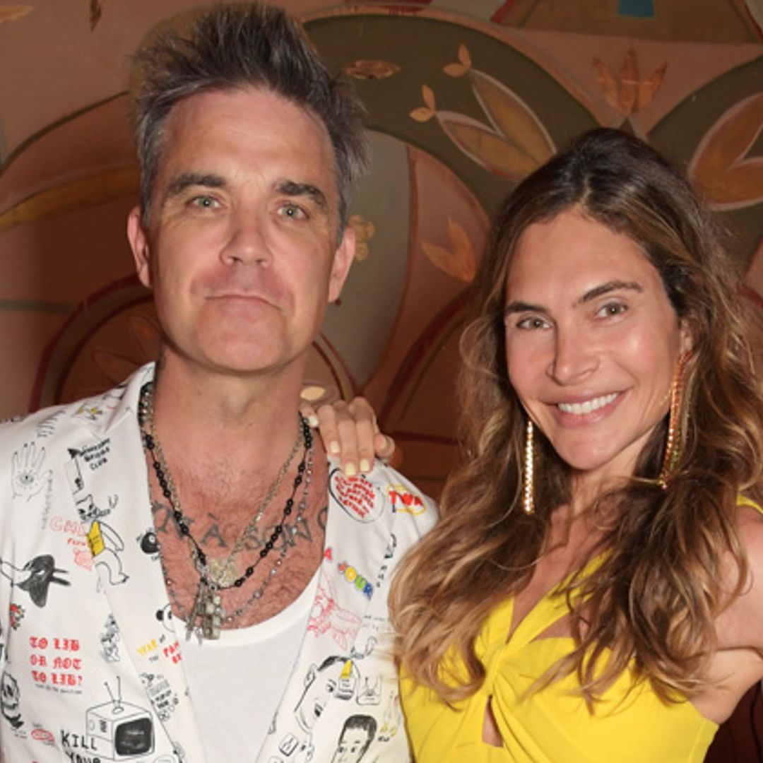 Robbie Williams and Ayda Field's grand playroom could be a safari park in new photo