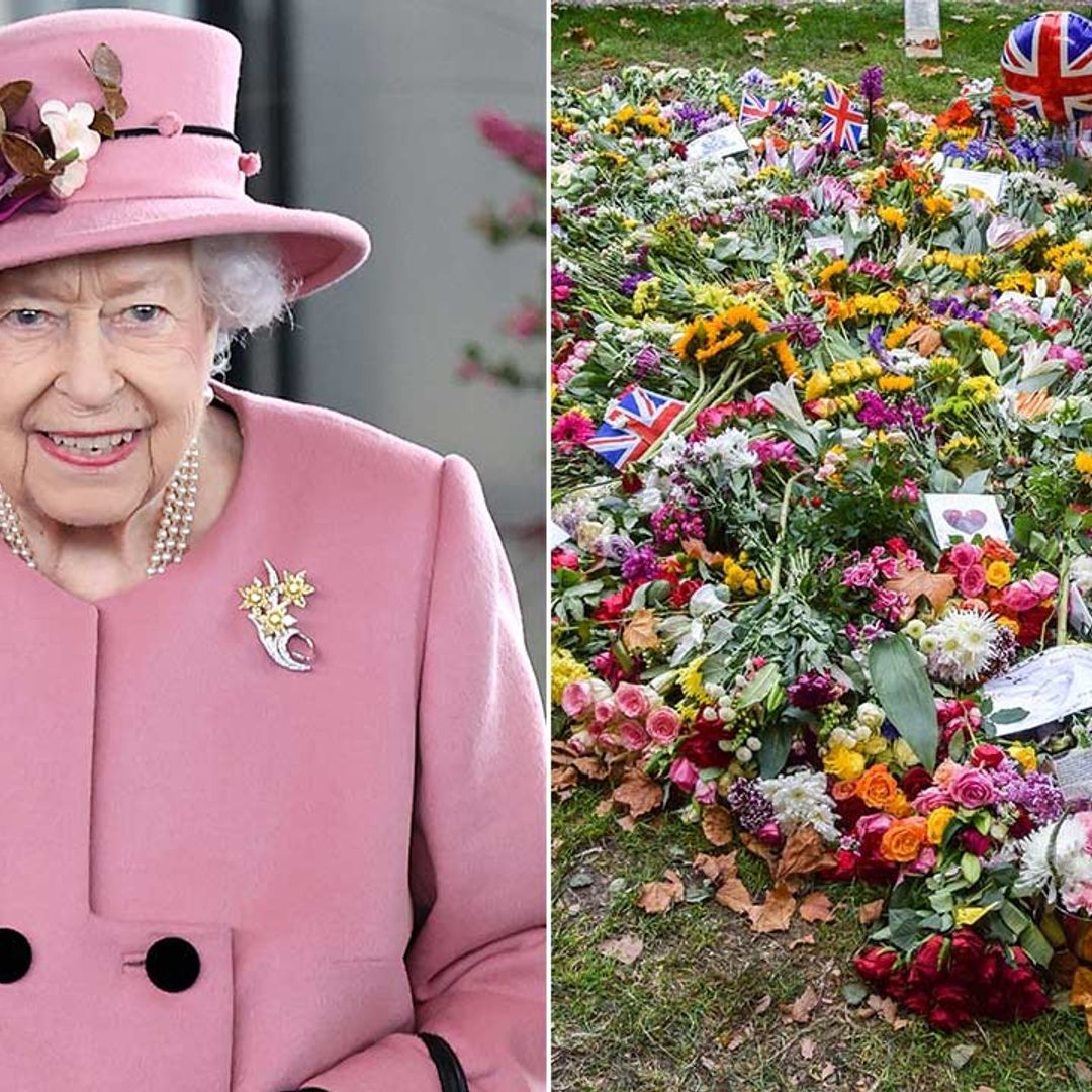 Queen Elizabeth II's floral tributes from public to be taken down - details