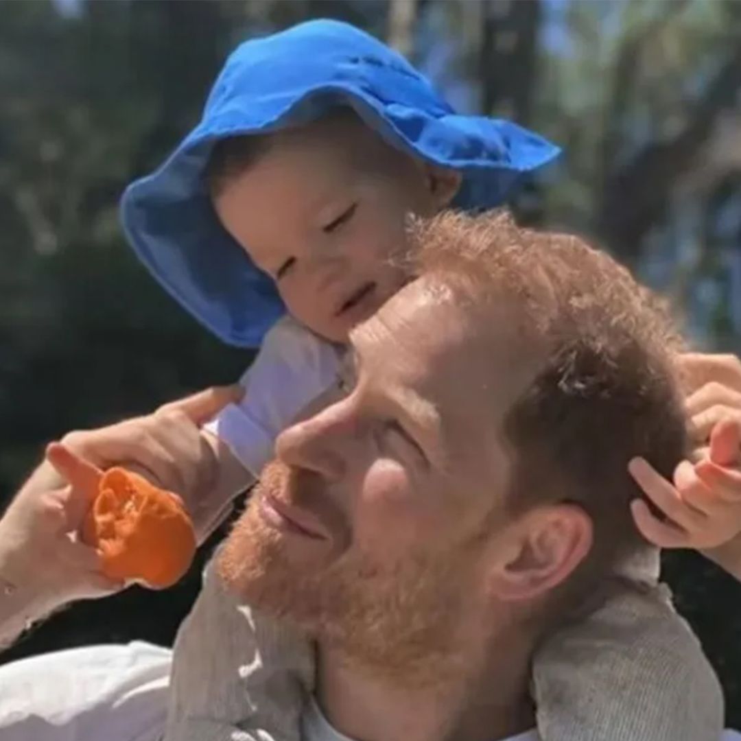 Towering Prince Archie is Prince Harry's mini-me in family holiday photos