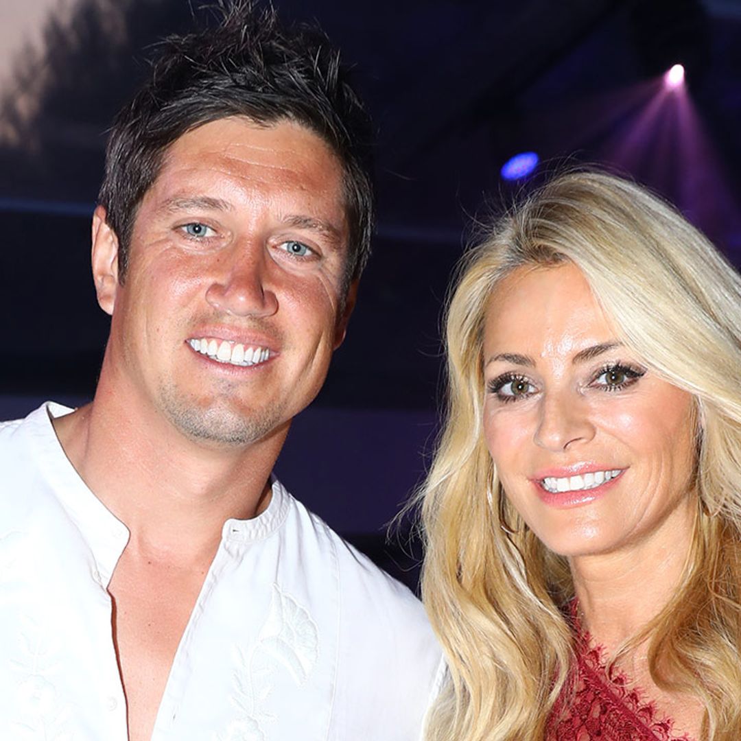 Tess Daly wows in berry mini-dress at Elton John's midsummer party in Antibes