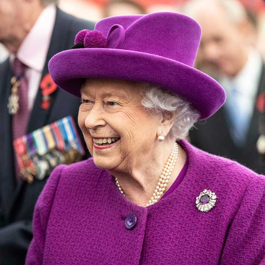 The Queen's jewellery contained subtle tribute to war veterans during visit to Kent