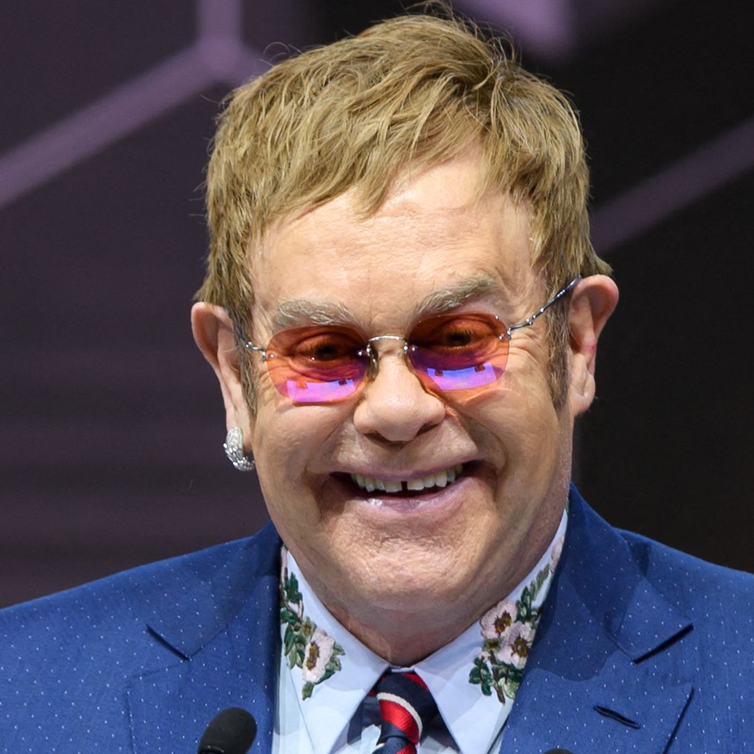 Elton John shares very rare photo of sons as he marks incredible celebration