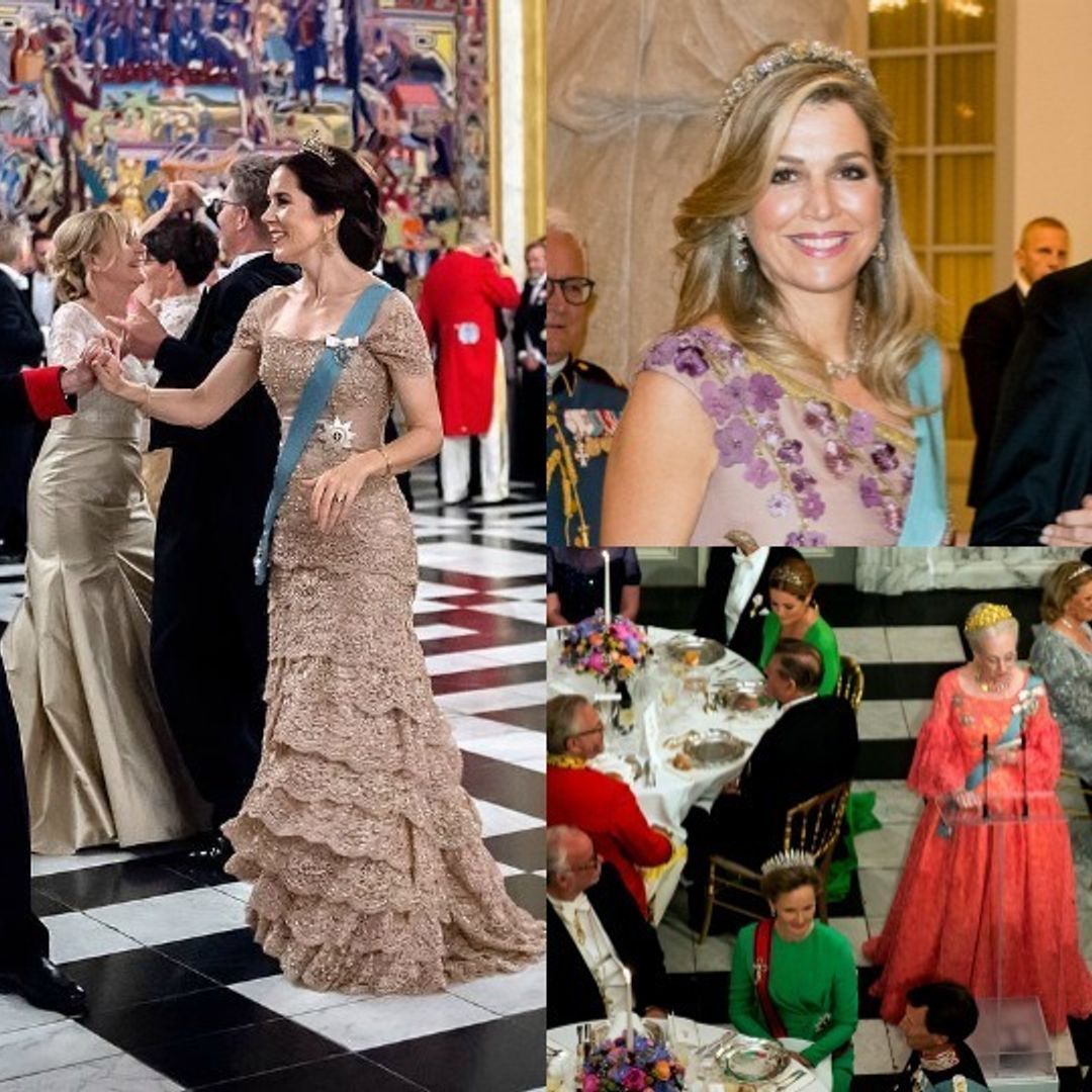 European royalty join Danish royals for Crown Prince Frederik's glittering 50th birthday gala