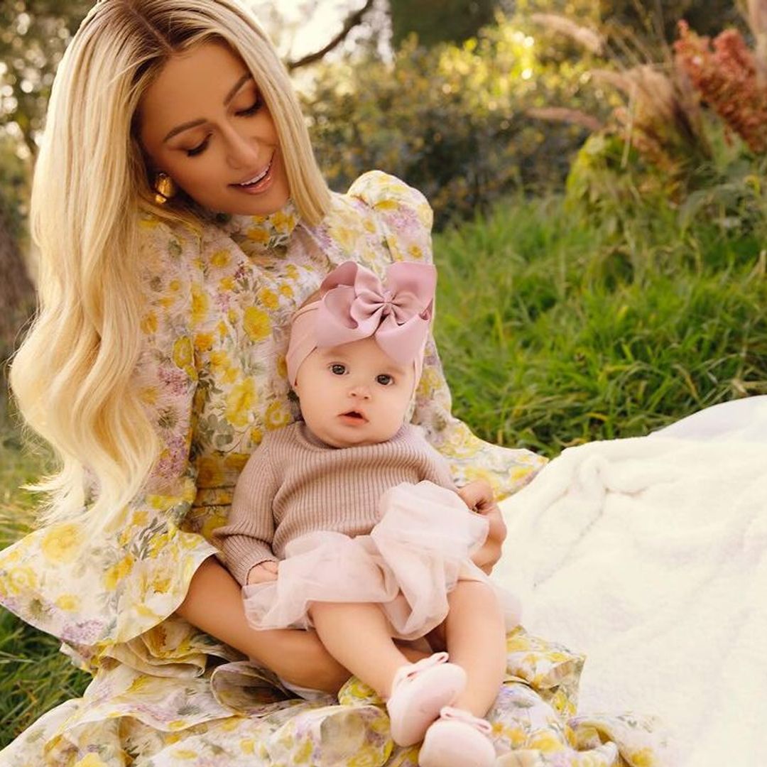Paris Hilton shares first photos of baby London - see photos