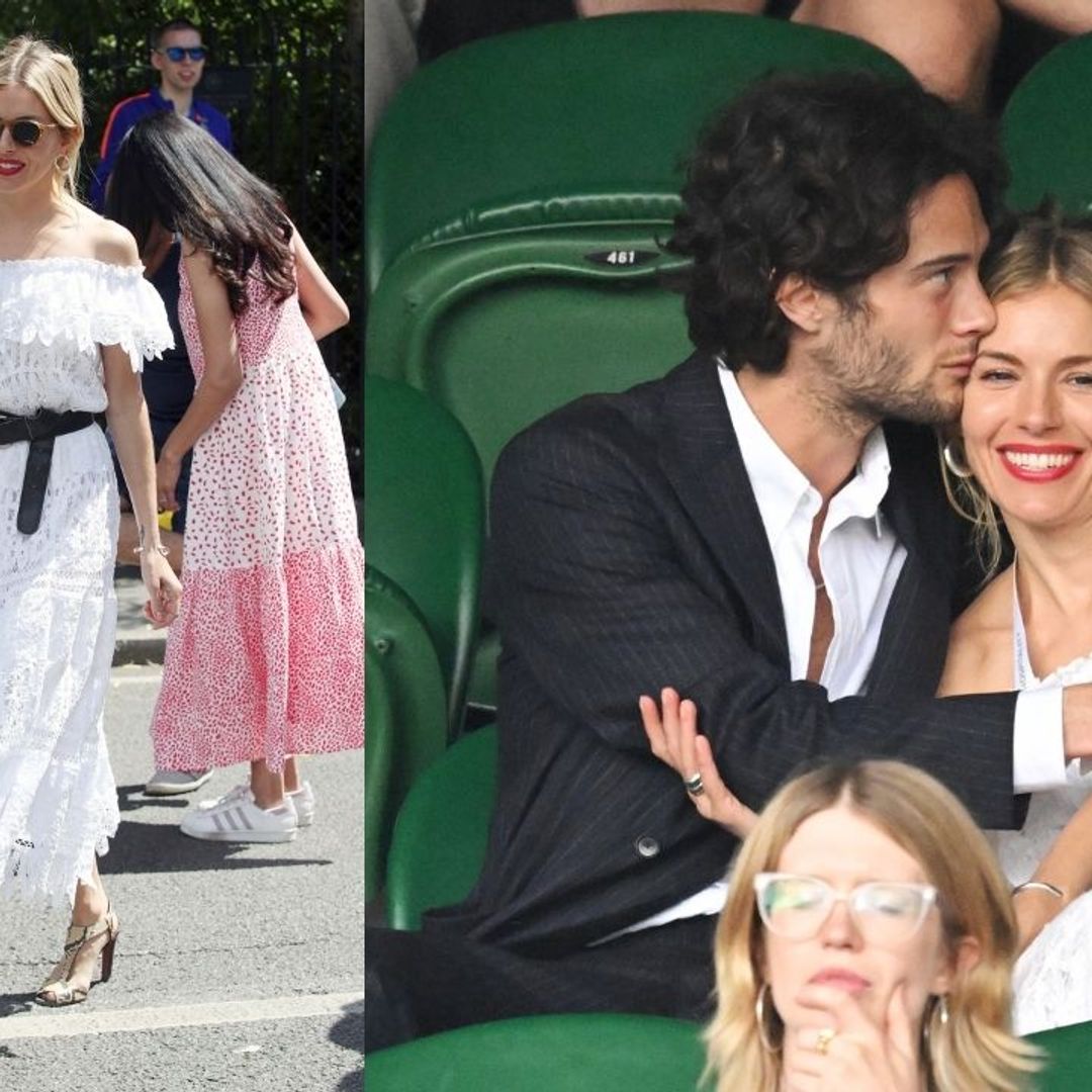 We are obsessed with Sienna Miller's Wimbledon date outfit