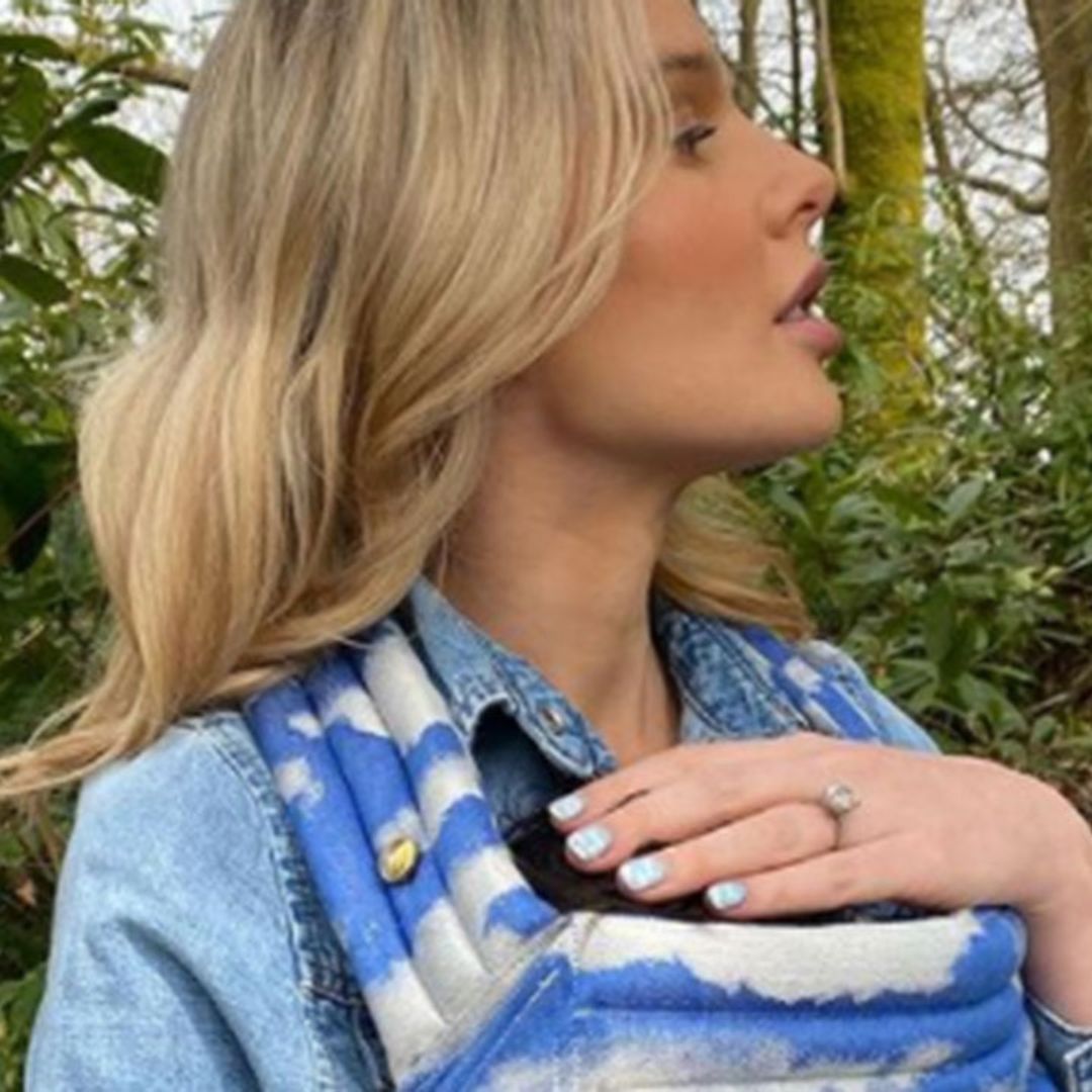Helen Flanagan wows in £28 denim dress - and the baby carrier all parents want