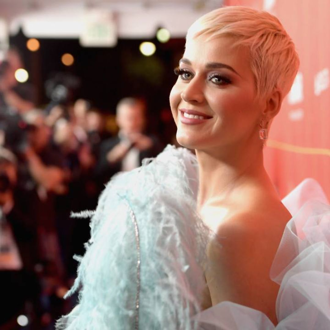 Katy Perry dazzles in a showstopping gold dress you need to see
