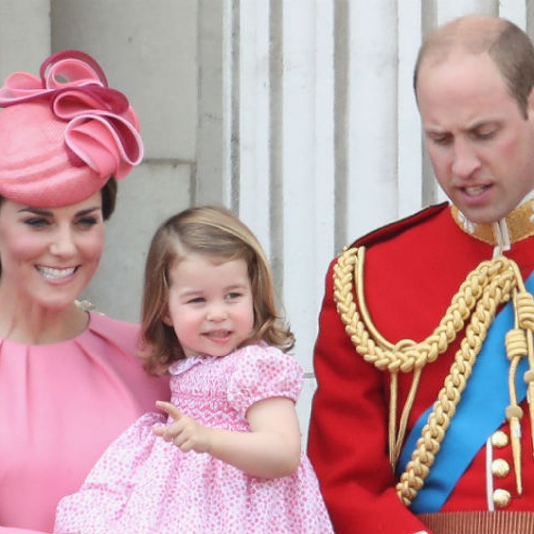 Princess Charlotte looks adorable in polka dots for Trooping the Colour parade