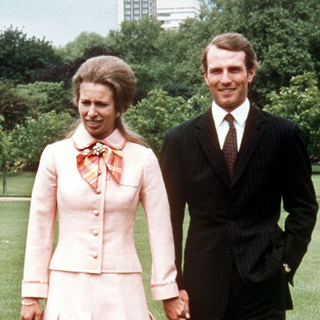 Princess Anne's candy-pink engagement dress and beehive hair worn 52 years ago today