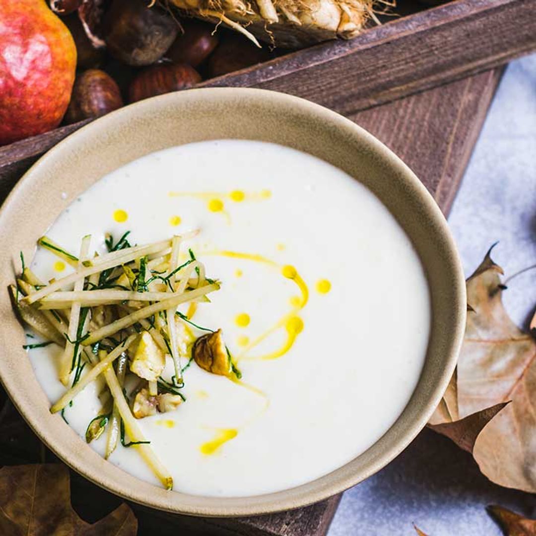 This healthy celeriac soup is bursting with antioxidants to guard you against the cold