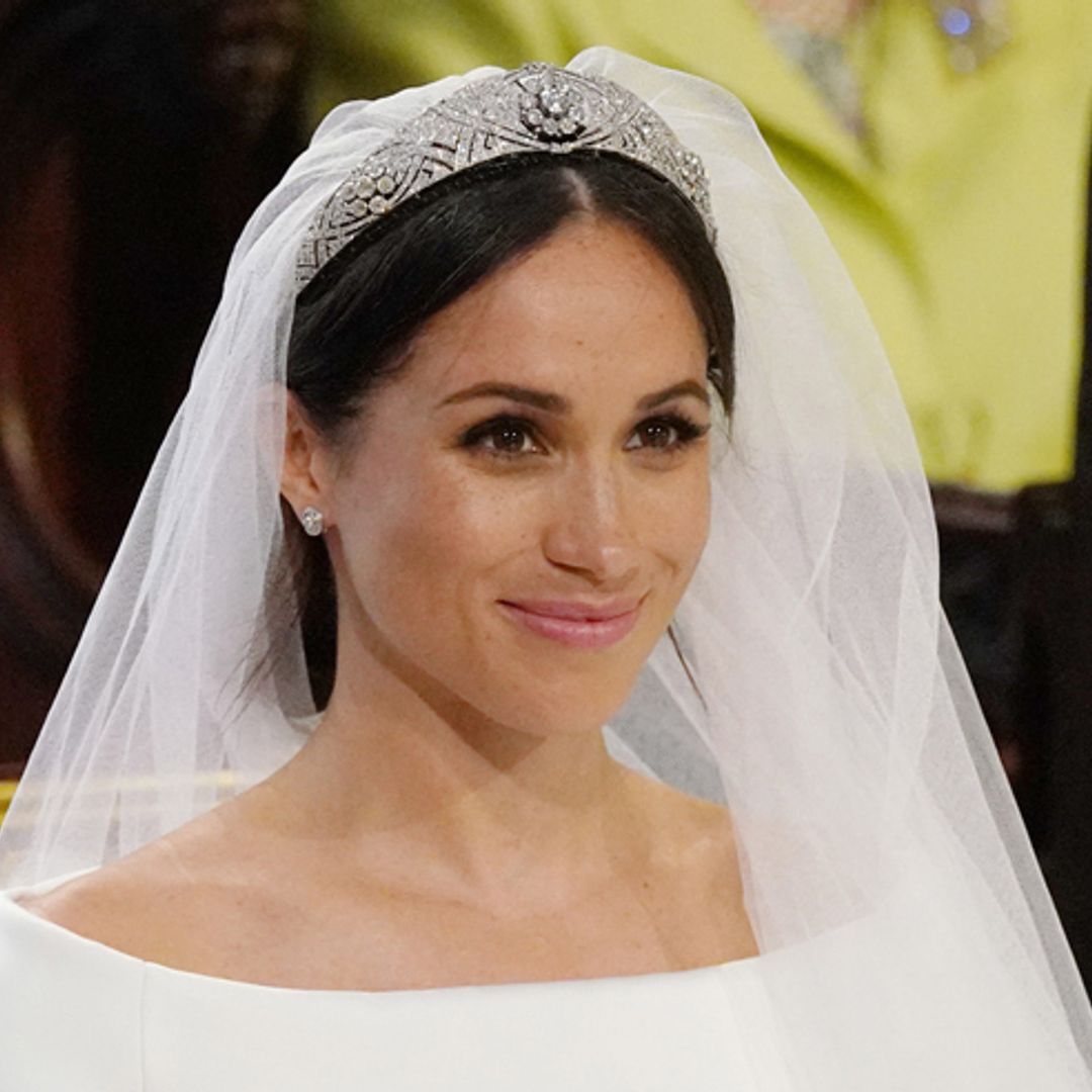 Watch the heartwarming moment Meghan Markle is reunited with her wedding dress