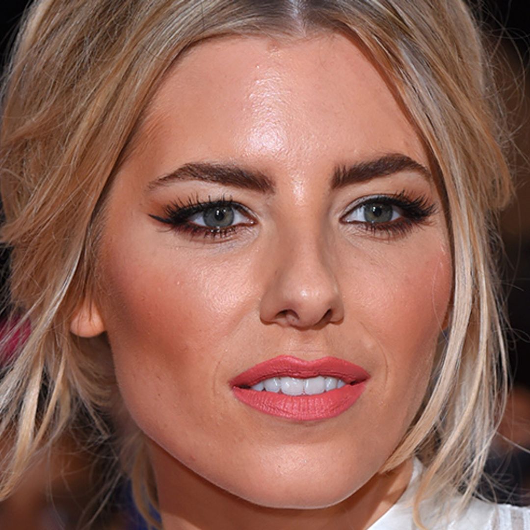 Mollie King dazzles in £36 checked dress