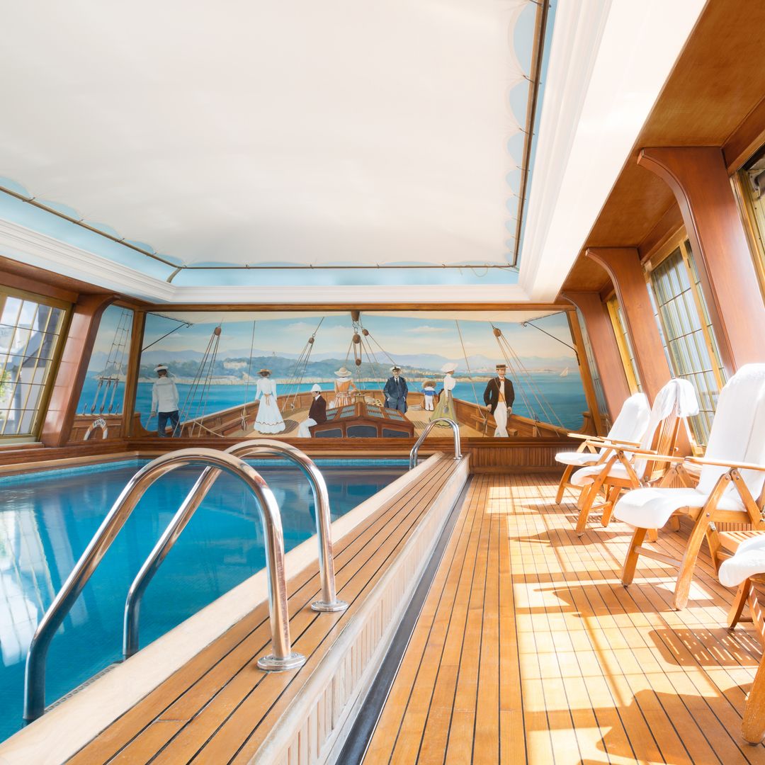 indoor pool terrace Hotel Le Bristol, Paris