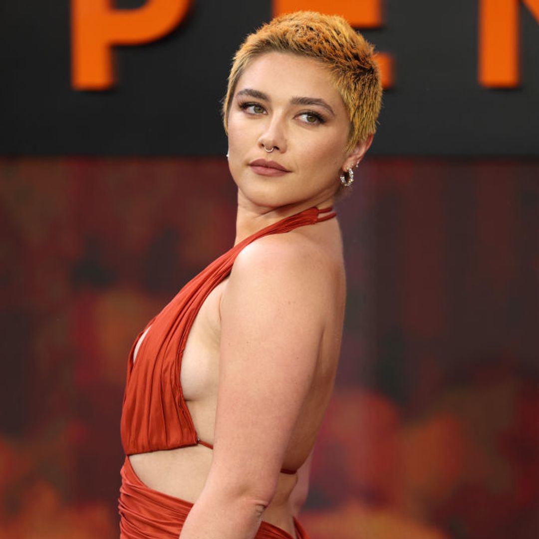 Florence Pugh's short cut's give off that Britpop edge  