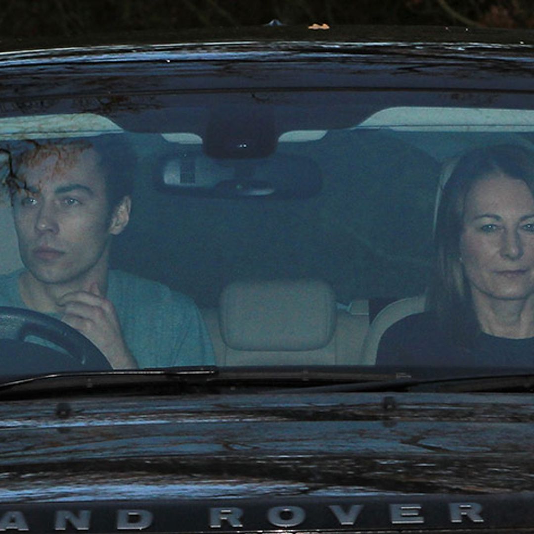 Carole Middleton and son James visit Kate and royal baby at Kensington Palace