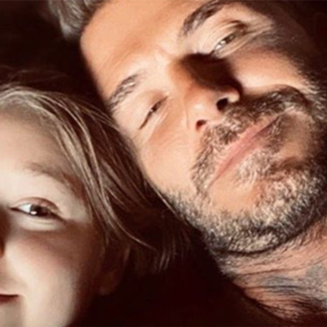 David Beckham and daughter Harper's face masks get fans talking