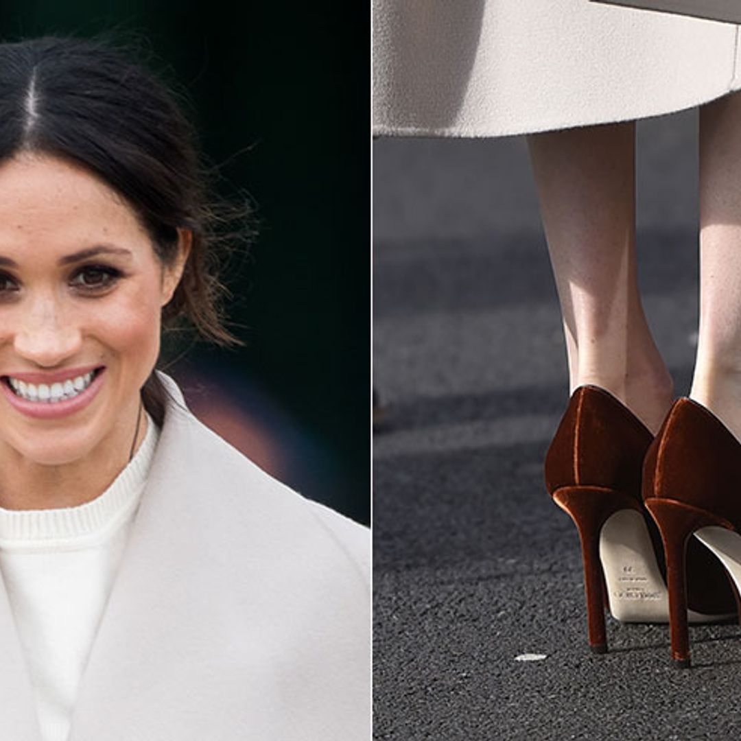 Meghan Markle's signature footwear is very different to the Duchess of Cambridge's choice of heel!