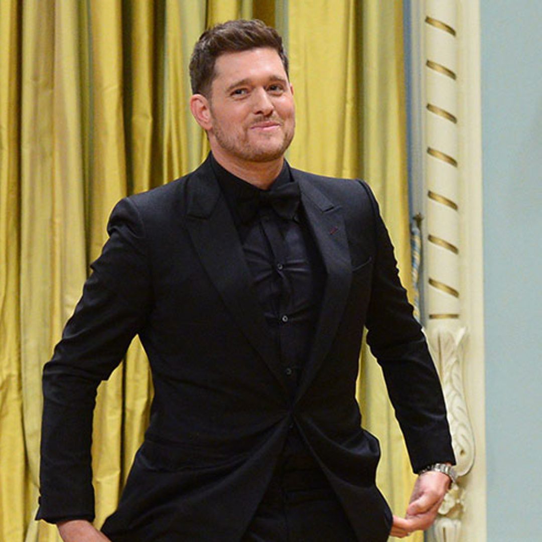 Michael Buble makes first public appearance since son's cancer diagnosis