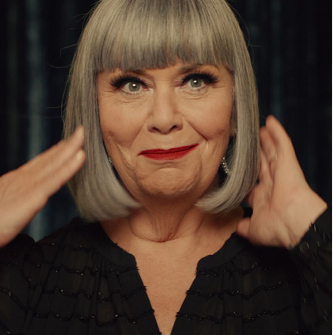 Dawn French's £65 sparkly mini dress in new M&S Christmas ad