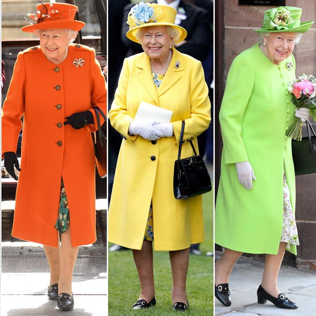 The Queen's rainbow style: from vibrant suits to bright day dresses