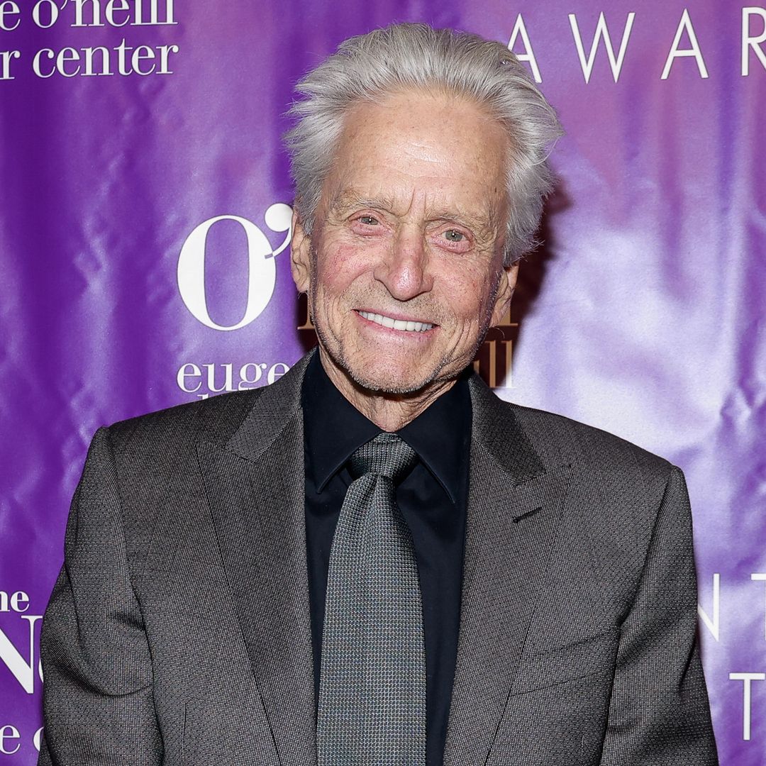 Michael Douglas looks worlds away from the red carpet with carefree appearance for July 4 message