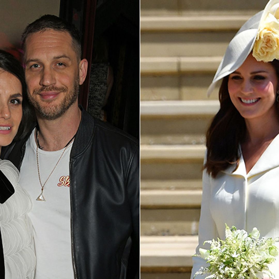 Tom Hardy's wife Charlotte Riley disappointed she didn't talk to Kate Middleton at royal wedding