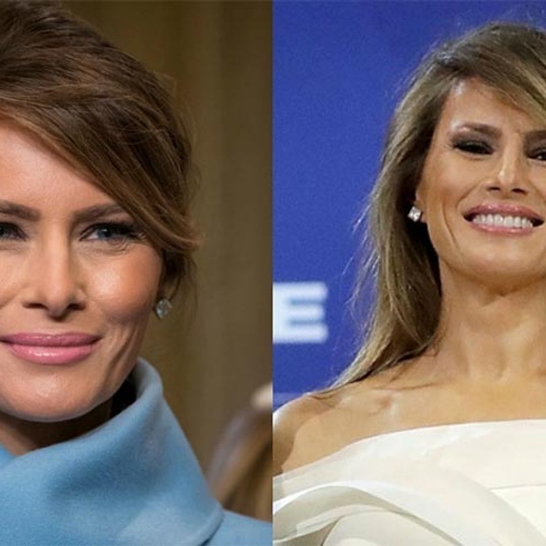 First Lady Melania Trump's inauguration beauty looks from day to night