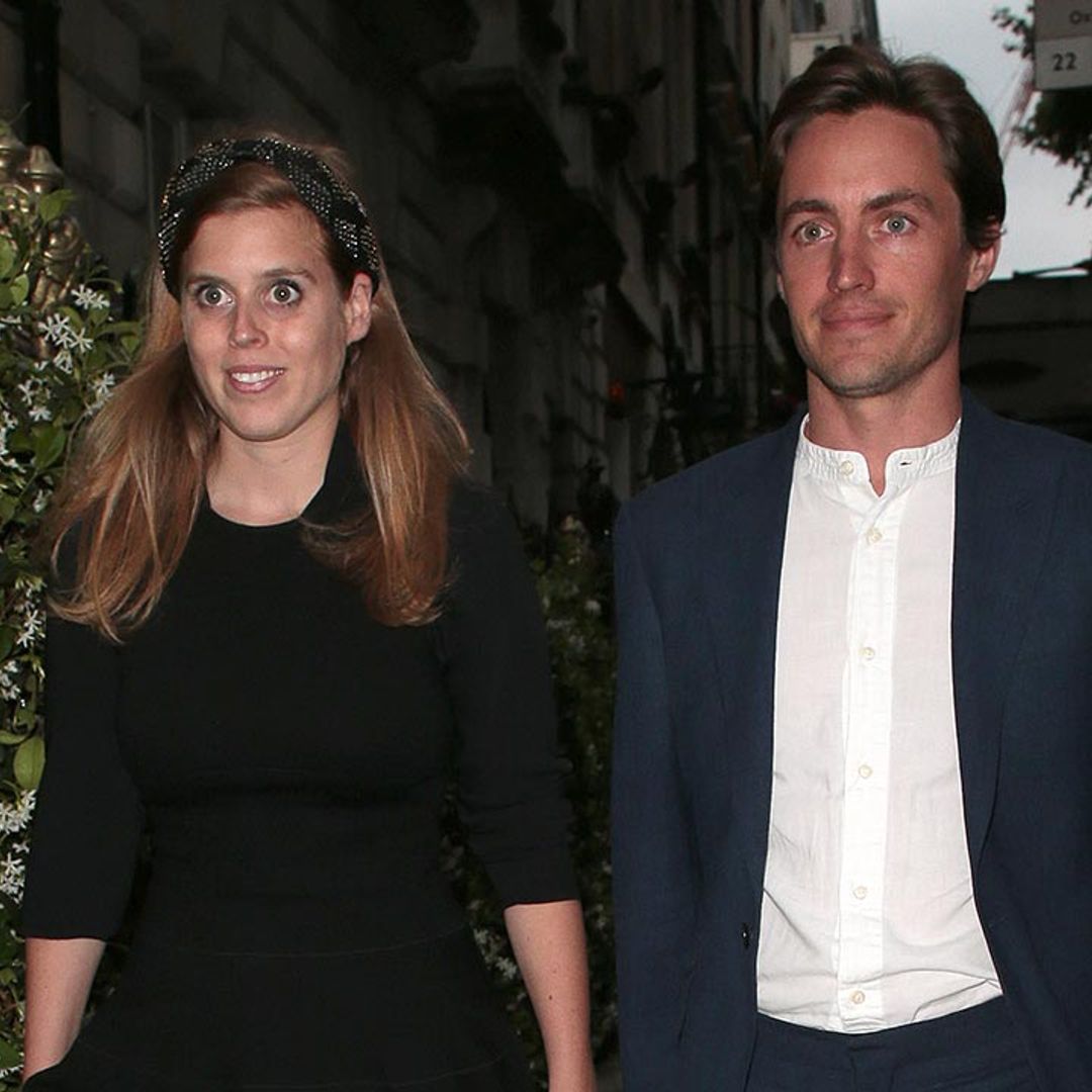 Dressed-down Princess Beatrice and Edoardo Mapelli Mozzi spotted shopping in London