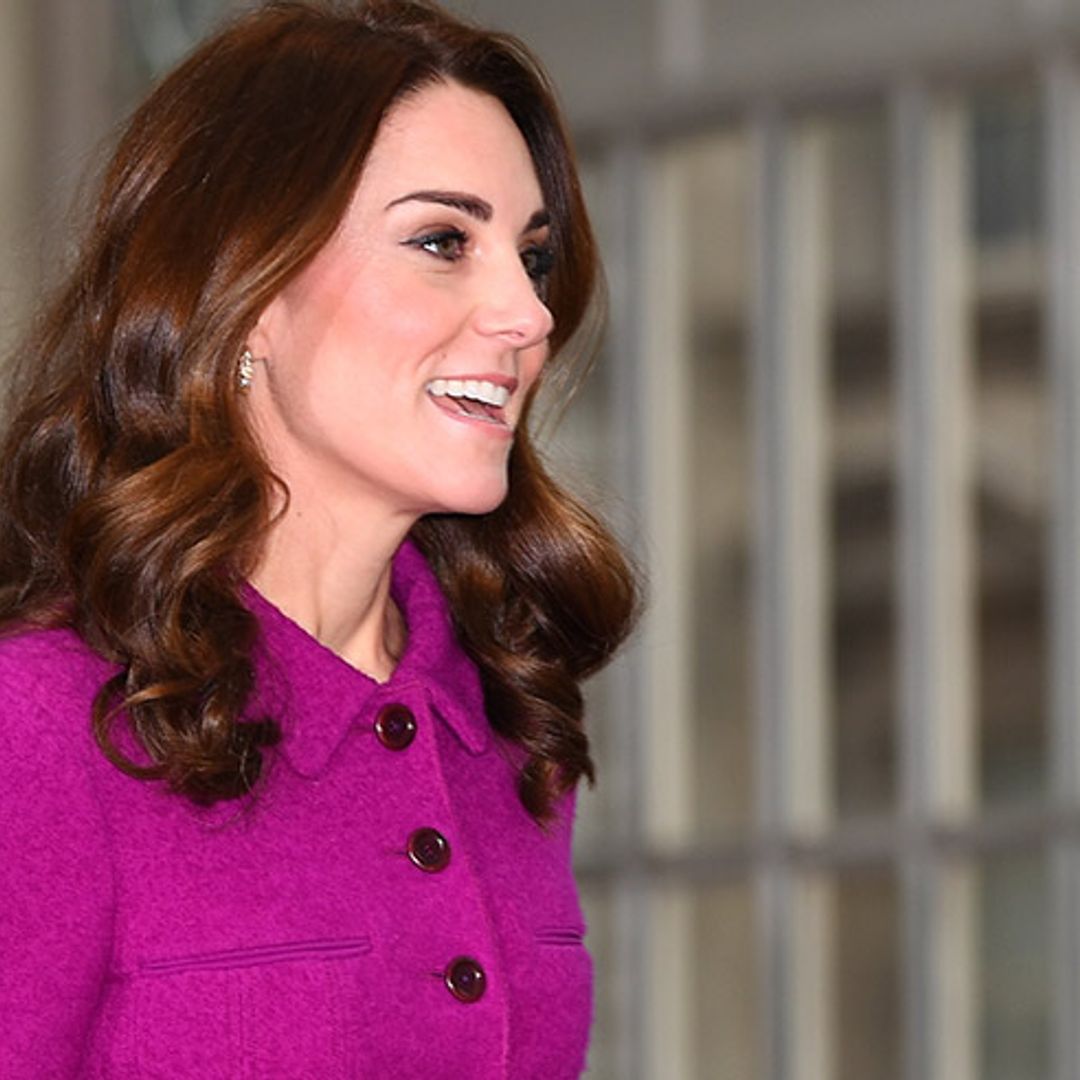Kate Middleton recycles purple Oscar de la Renta outfit at the Royal Opera House