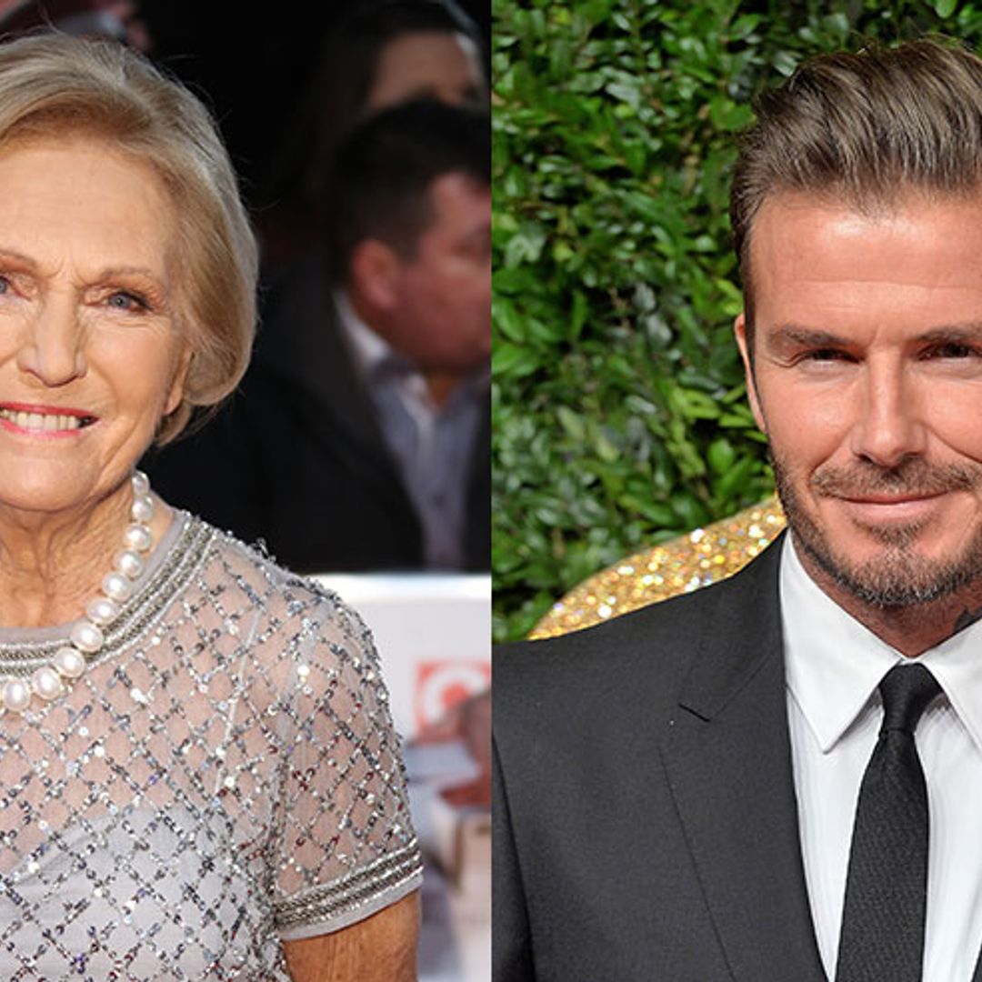 Viewers react to Mary Berry and David Beckham flirting on The One show