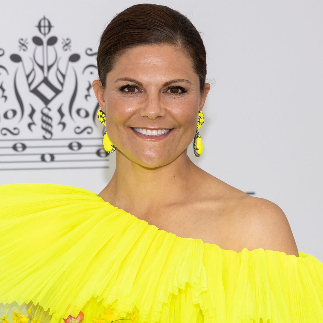 Crown Princess Victoria of Sweden dazzles in off-the-shoulder gown to mark special milestone
