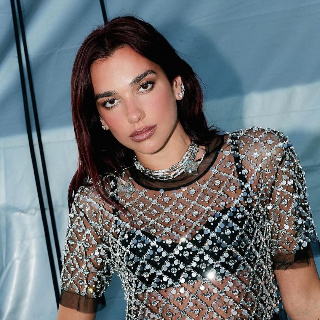 Dua Lipa's birthday bikini and sheer top combo is truly dreamy