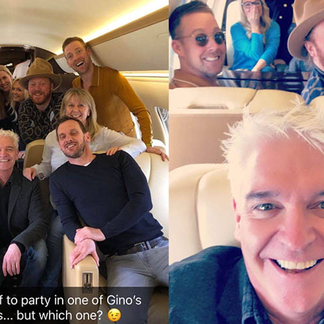 Phillip Schofield reveals what flying with Gino D'Acampo is really like!