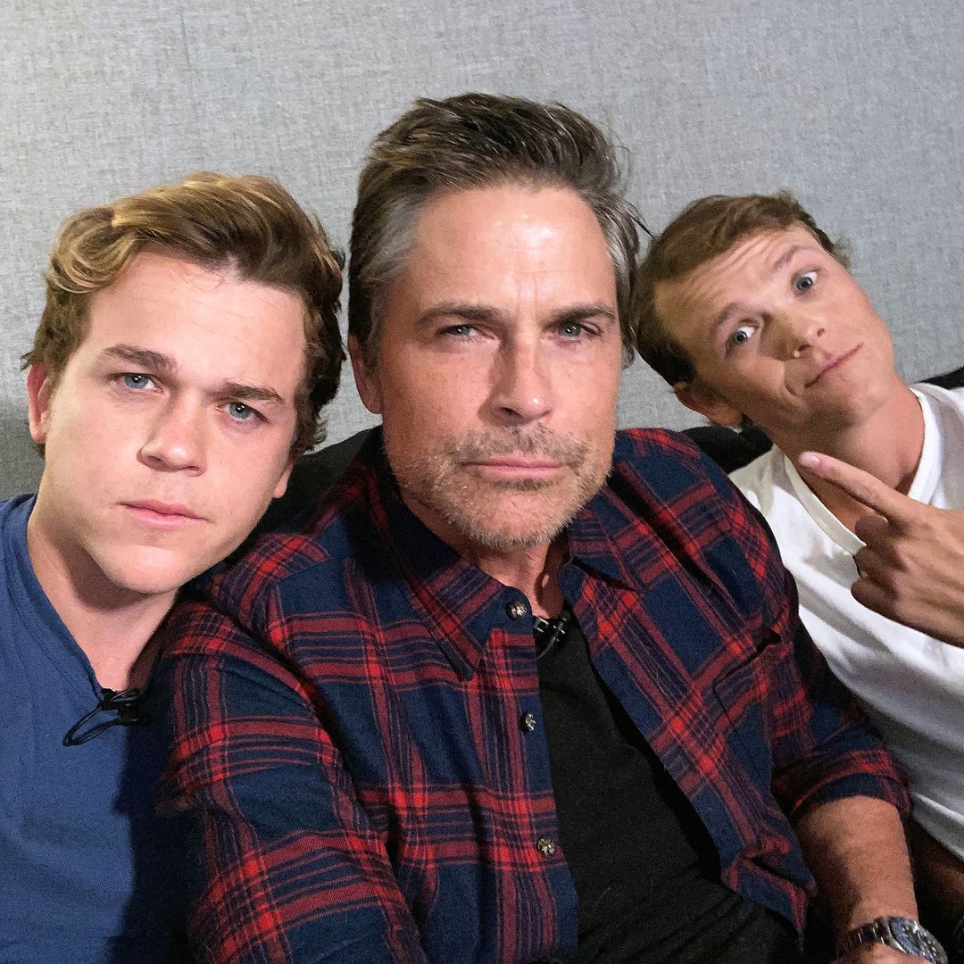 Meet Rob Lowe's two lookalike sons John Owen and Matthew — the striking family in photos
