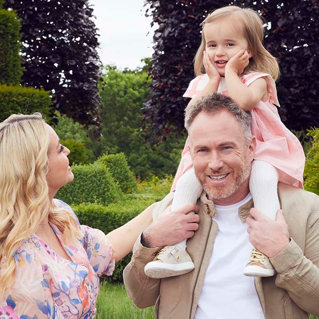 James and Ola Jordan reveal toddler Ella's separation anxiety: 'It's so hard leaving her'