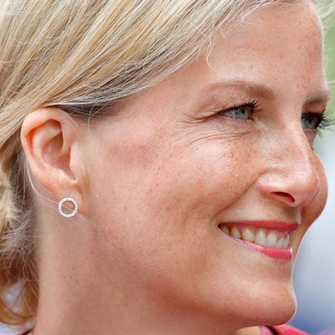 The Countess of Wessex's gold starfish earrings are so glam, they would make a mermaid jealous