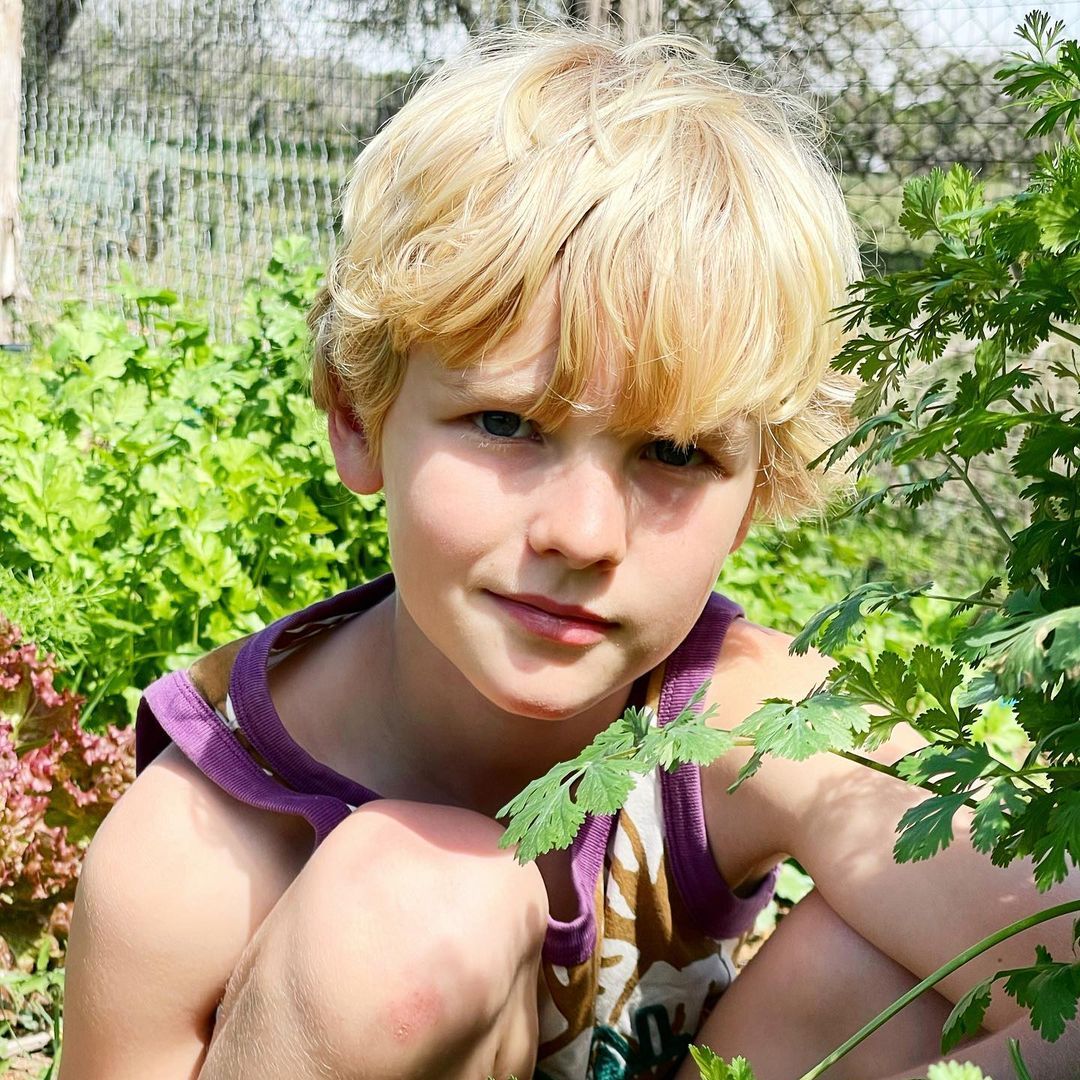 James and Kimberly Van Der Beek's son Joshua