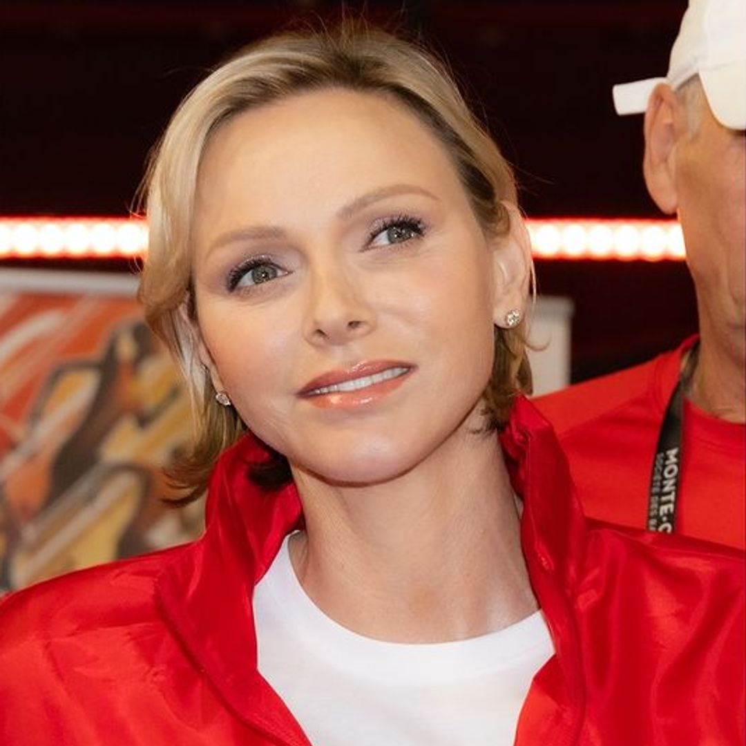 Sporty Princess Charlene looks so different as she rocks a tracksuit