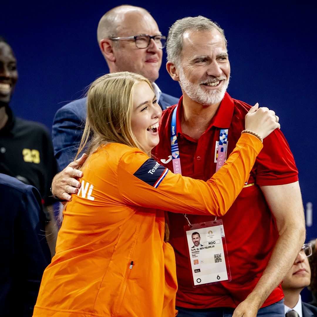 King Felipe and Princess Catharina-Amalia go through all the emotions together at the Olympics