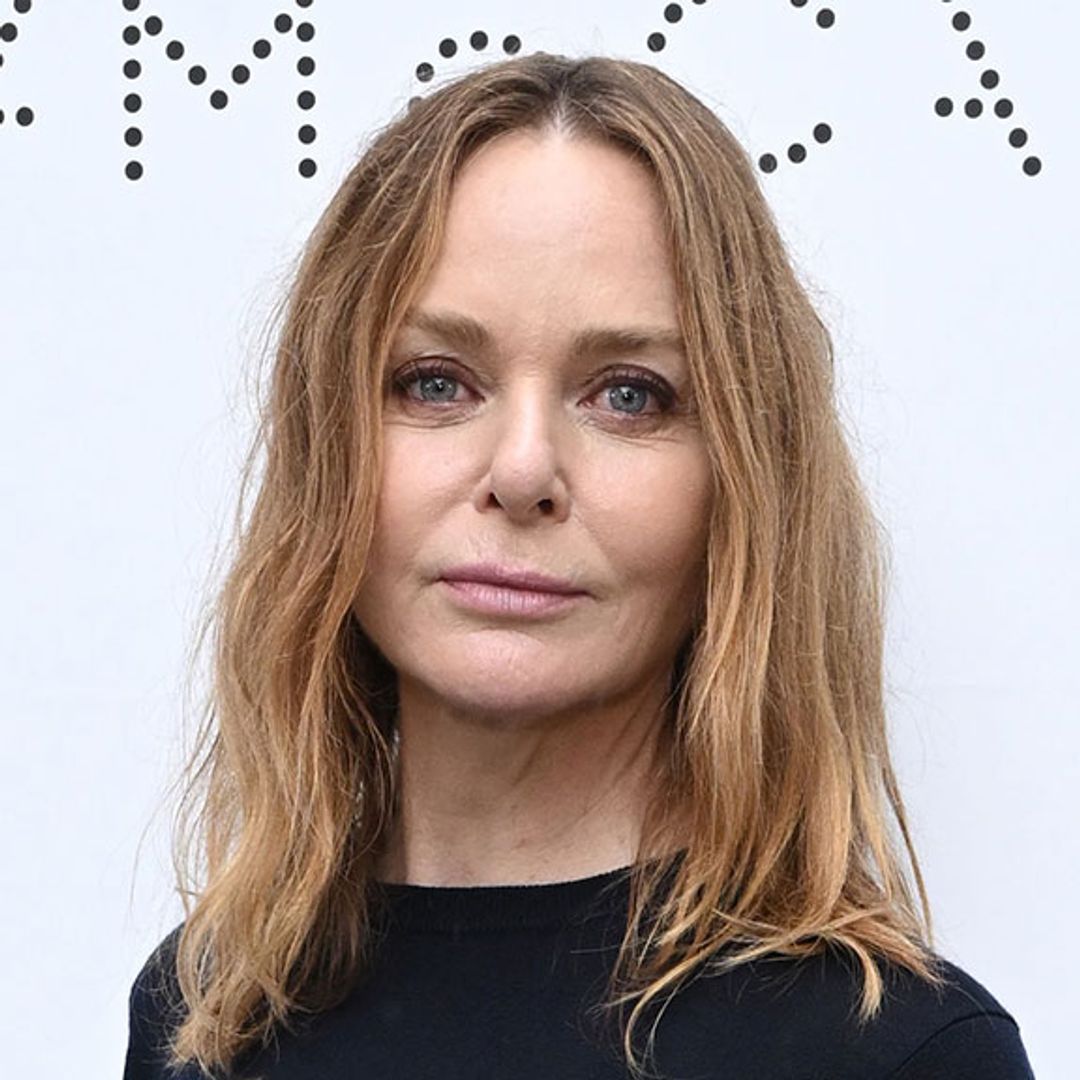 Stella McCartney poses alongside rarely-seen brother James at star-studded Paris Fashion Week show