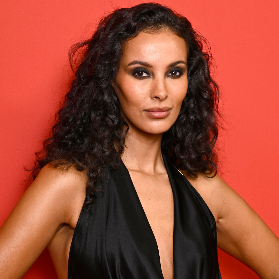 Maya Jama perfects plunging neckline in leather cut-out skirt and top