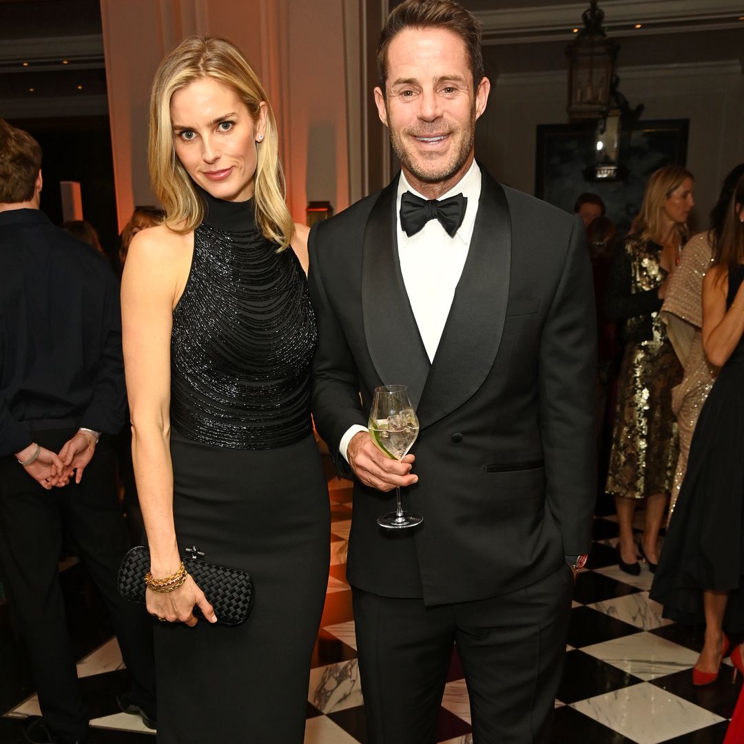 Frida Redknapp dazzles in slinky gown alongside husband Jamie for rare date night