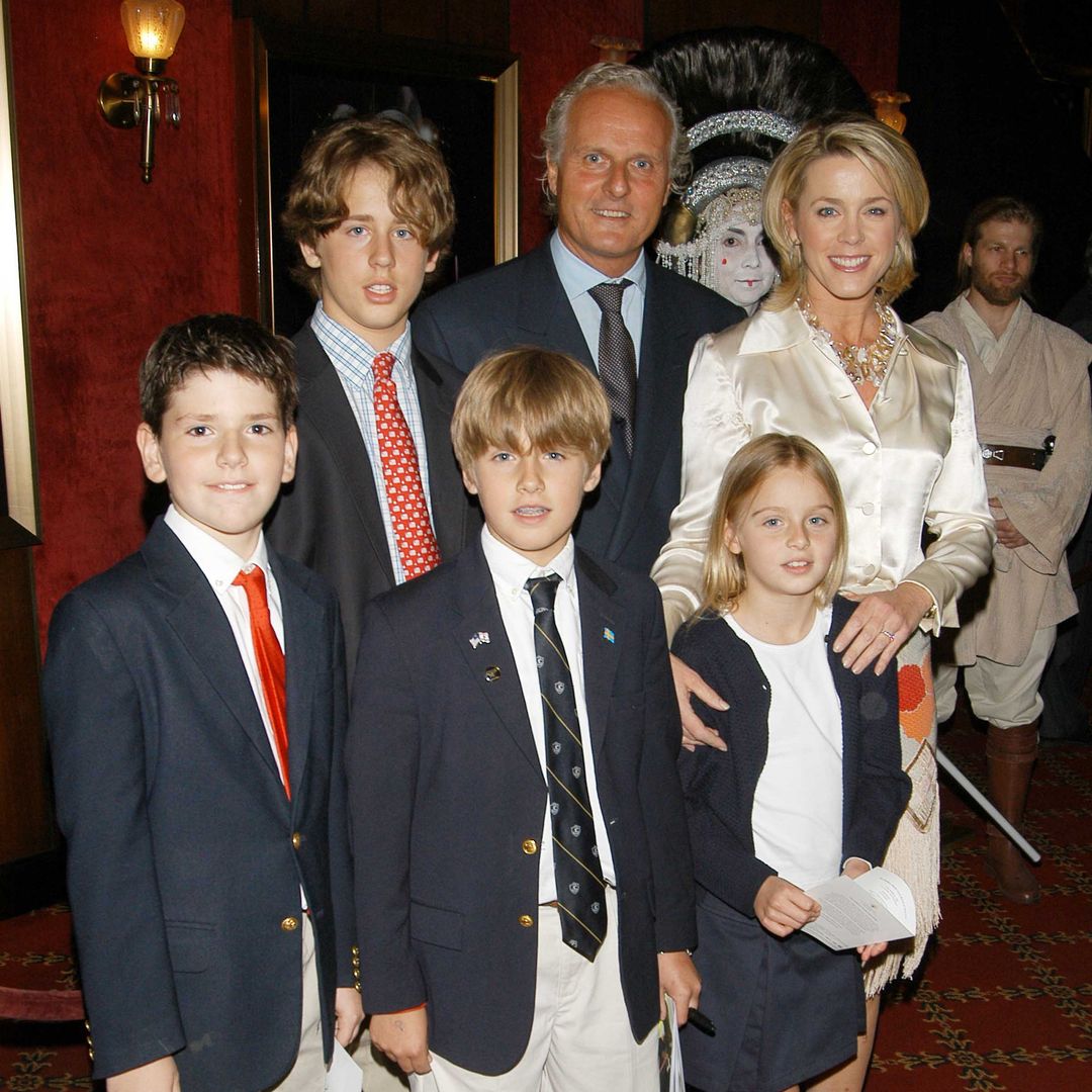 Niki Wellner, Kyle Wellner, Karl Wellner, Mikaela Wellner and Deborah Norville attend "Star Wars: Episode III Revenge of the Sith" screening arrivals benefitting the Children's Health Fund (CHF) at Ziegfeld Theater NYC USA on May 12, 2005